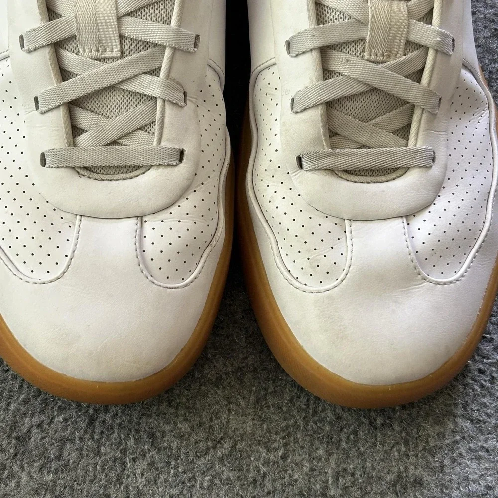 Lululemon Shoes Mens 11.5 Cityverse Perforated White Leather Gum Sneaker